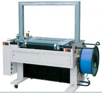 全自动立式皮带驱动打包机-穿剑式托盘打包机-体育用品打包机