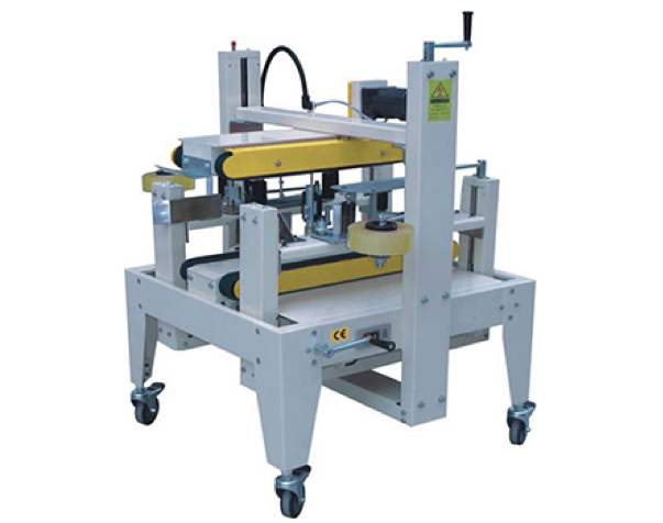 半自动两侧边封箱机-食品箱折盖封口机封箱机-封箱机修理